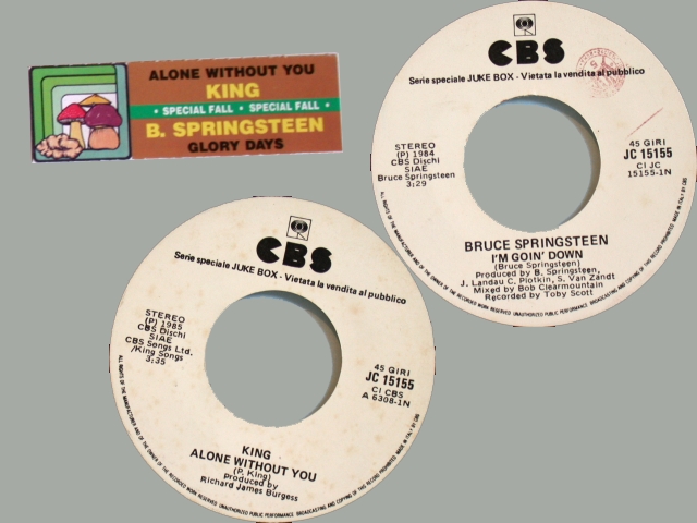 Bruce Springsteen - I'M GOIN' DOWN / ALONE WITHOUT YOU